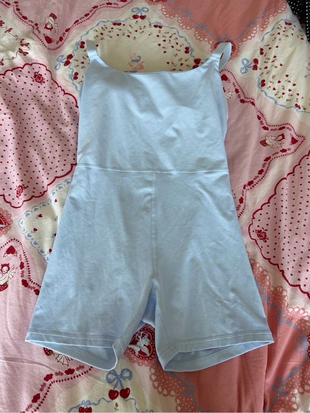 Light Blue Sleeveless Romper